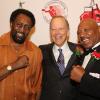 Hall of Famers Tommy Hearns, Jim Gray and Hagler in Canastota in 2018