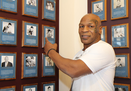 Mike Tyson Heavyweight Champion Boxing Hall of Fame Iron Mike Photo Plaque 