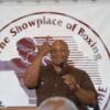 George Foreman shows his Hall of Fame ring