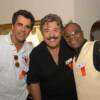 It's Hawk Time! Singer Carman and Parade Grand Marshal Tony Orlando with Aaron (The Hawk) Pryor