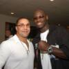 Hall of Famer Jeff Fenech and Antonio Tarver pose for the cameras