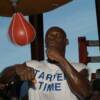 It's "Tarver Time" as light heavyweight champion Antonio Tarver hits the speed bag during his workout session