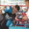 WBA lightweight champion Juan (Baby Bull) Diaz holds public workout session