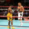 Heavyweight Shannon Briggs on his way to a knockout victory at Turning Stone Resort & Casino