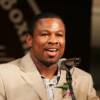 "Sugar" Shane Mosley address the Banquet of Champions crowd