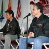 SHOBOX broadcast team Nick Charles (l) and Steve Farhood (r) answer questions at a ringside lecture