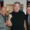 Hall of Fame trainer Angelo Dundee, George Chuvalo and Hall of Fame promoter Bob Arum