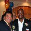 Ruben Olivares and Terry Norris catch up at VIP Cocktail Reception