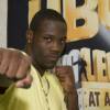 2008 Olympian Deontay Wilder strikes a fighting pose