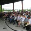 Fans fill the Event Pavilion for the Official Induction Ceremony