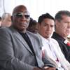 (left to right) Earnie Shavers, Rafael Marquez and Vito Antoufermo at Induction Ceremony