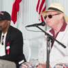 Ron Lyle and Bert Sugar answer fans questions at a "ringside lecture"