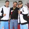 Team Martinez - Middleweight king Sergio Martinez, advisor Sampson Lewkowicz and trainer Gabriel Sarmiento