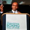 Hall of Famer Mike Tyson address his fans at the Banquet of Champions.
(photo: Jeff Julian)