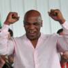 An enthusiastic Mike Tyson responds to his Induction into the Hall of Fame.
(photo: Jeff Julian)