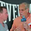 SHOWTIME's Al Bernstein interviews "The Fighter" Micky Ward.
(photo: Jeff Julian)