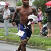 Terry Norris completes the 5K race