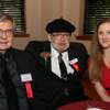 Long-time boxing writer Royce Feour with Michael Katz and his daughter Moorea