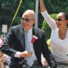 The Sauerland's give away mini boxing gloves during the parade