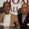 Gaspar Ortega and Joe Cortez at the "Night of Welterweight Warriors"
