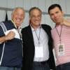 IT'S SHOWTIME! (left to right) SHOWTIME broadcast team Barry Tompkins, Steve Farhood and Raul Marquez at the Opening Ceremony