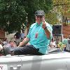 "Gentleman" Gerry Cooney having fun in the Parade of Champions