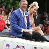 From the UK to Canastota - John H. Stracey and his wife Kathy enjoy the Parade of Champions