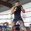 Shawn Porter brought "Showtime" to Canastota and held pubic workout for fans on the Museum Grounds.