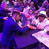 "Miracle Man" Daniel Jacobs signs autographs at the Banquet of Champions.