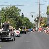 Crowds line the streets of Canastota on a sunny Sunday afternoon for the parade.