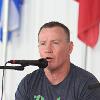 "Irish" Micky Ward particpates in a Ringside Lecture with fans on the Hall of Fame Grounds.