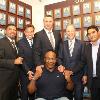 "Iron" Mike Tyson with the Class of 2018 - Wright, Albert, Klitschko, Gray and Morales.