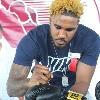 "Swift" Jarrett Hurd graciously signs autographs for fans.