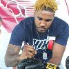 "Swift" Jarrett Hurd graciously signs autographs for fans.