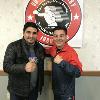 Mexico's first and second boxers to win world titles in four weight divisions - Erik Morales and Jorge Arce - together in Canastota