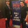 Matchroom Boxing ring announcer David Diamante and former WWE superstar Marc Mero meet up at Fight Night at Turning Stone Resort Casino