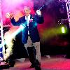 Boston's Tony DeMarco waves to fans at the Banquet of Champions at Turning Stone Resort Casino