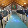 Family and friends fill St. Agatha’s Church for Carmen Basilio’s memorial mass