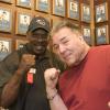 George Chuvalo and Ron Lyle at the 2008 Hall of Fame Weekend