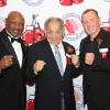 DeMarco with Marvelous Marvin Hagler and Micky Ward at the 2019 HOF Weekend