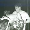 DiVeronica battles Pete Toro in a ten round bout in San Juan, Puerto Rico in 1969