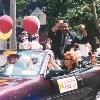 Pedroza enjoys the 1999 Parade of Champions through the streets of Canastota