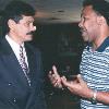 Alexis Arguello and Pedroza chat during the 1999 HOF Weekend