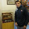 Lucas Matthysse poses by the bell from Argentina’s Luna Park
