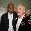 Hall of Fame heavyweight champion Mike Tyson and LaMotta  together at the 2011 Banquet of Champions