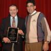 Bob Fenocchi accepts his CNY Award from Ed Brophy