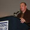 "Irish" Micky Ward address the crowd