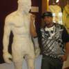 Jason "Big Six" Estrada visited the Hall of Fame prior to his victory at "Fight Night at the Fair."