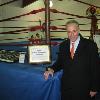 U.S. Sen. Charles E. Schumer ringside to world famous MSG boxing ring.