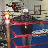 Posing in the famous MSG ring, Seales recalled his two bouts at the "Mecca of Boxing."